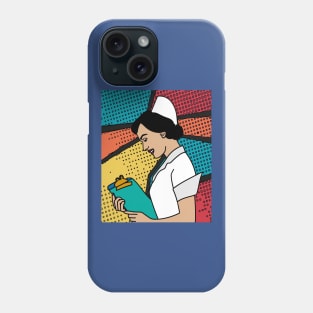 Colorful And Pretty Retro Nurse Phone Case