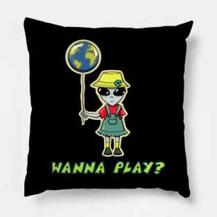 Wanna Play? Pillow