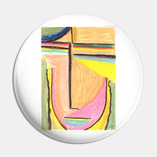 Abstract Face Pin