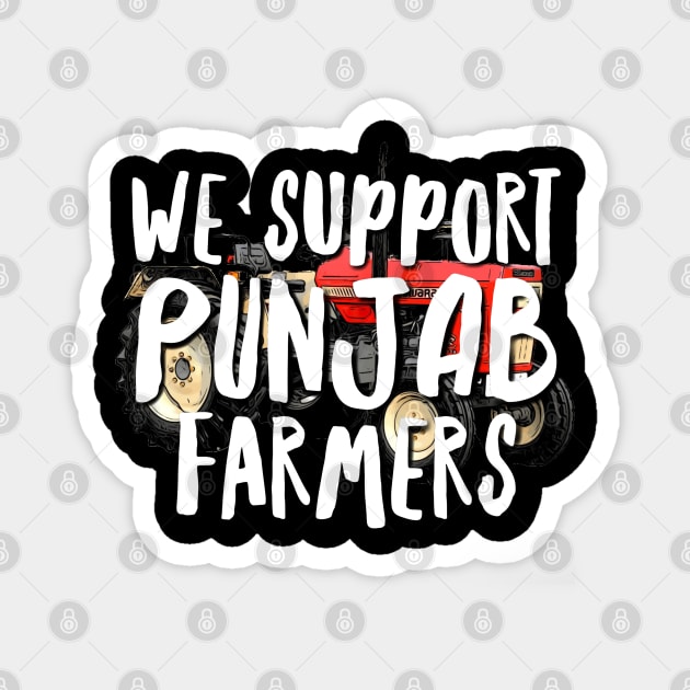 I support Punjab Farmers Magnet by SAN ART STUDIO 