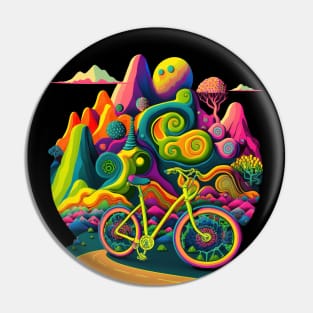 Bicycle Day 1943 | Colorful Psychedelic Art Pin