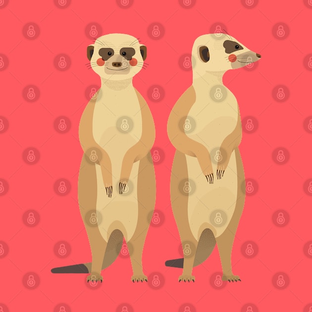 Meerkat, African Wildlife by theprintedsparrow