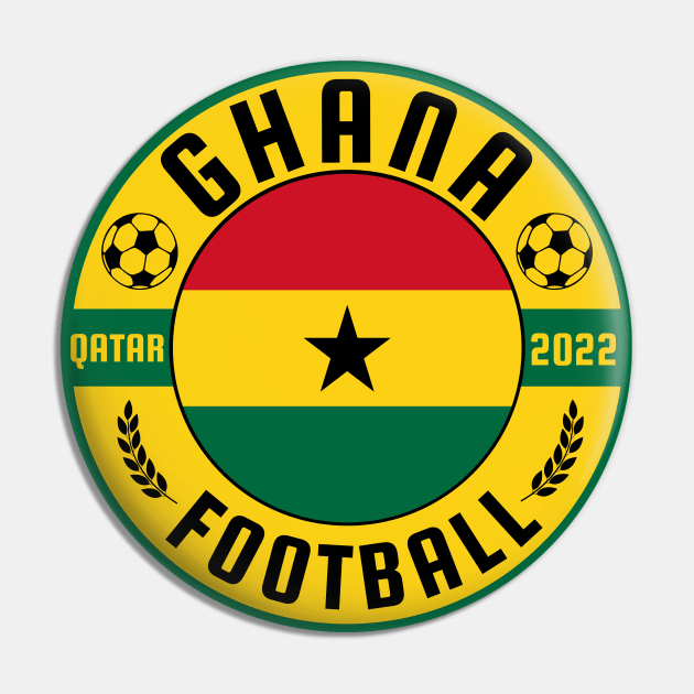 Ghana Football Pin by footballomatic