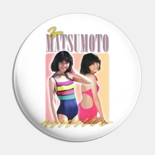 Iyo Matsumoto --- Retro 80s Fan Design Pin