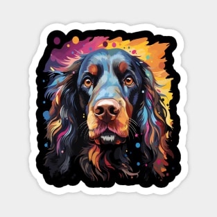 Field Spaniel Rainbow Magnet