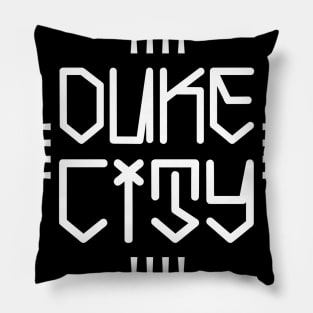 Duke City Badge Tee Pillow