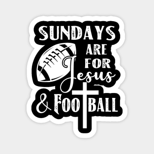 Football Funny Christian Quotes Gift Magnet