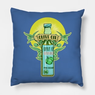 Bottle of olive oil Pillow