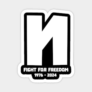 Navalny Fight For Freedom 1976-2024 Magnet