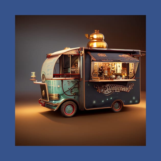 Steampunk Tokyo Ramen Food Truck by Grassroots Green