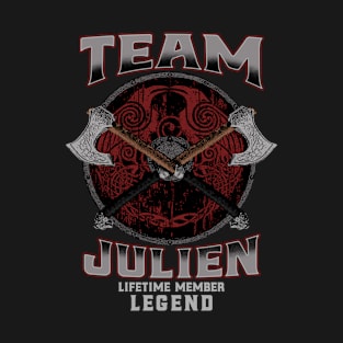 Julien Name - Lifetime Member Legend - Viking T-Shirt