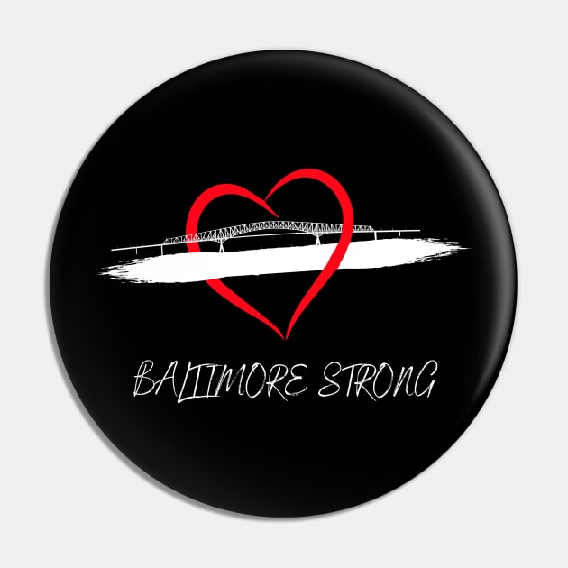 Maryland Tough Baltimore Strong Pin by TreSiameseTee