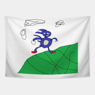 sanic hegehog meme [Sonic Parody] Tapestry