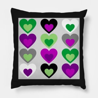 Aro/Ace heart pattern Pillow