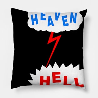 Heaven Hell Pillow