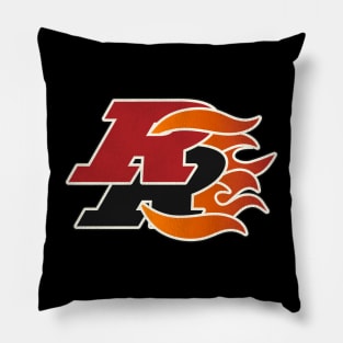 Defunct Ottawa Rough Riders Football Team Flames Pillow