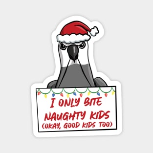 Only Bite Naughty Kids White Face Cockatiel Magnet