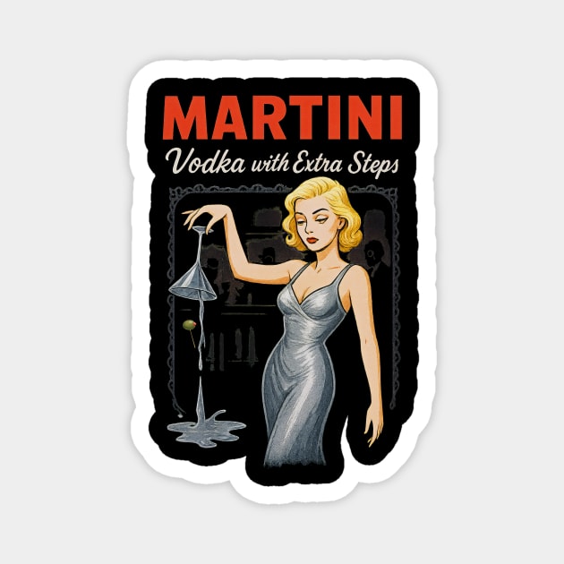 Martini cocktail Magnet by Dr. Cork