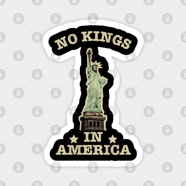 No-Kings Magnet by Creatifly Graphic Tees