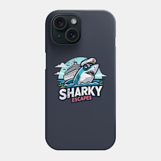 sharky escapes Phone Case