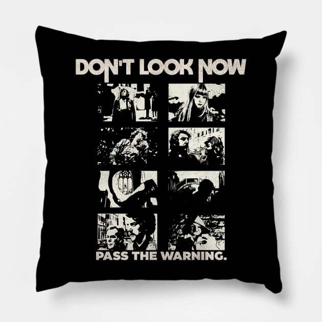 Don't Look Now Horror Movie Scenes Pillow by darklordpug