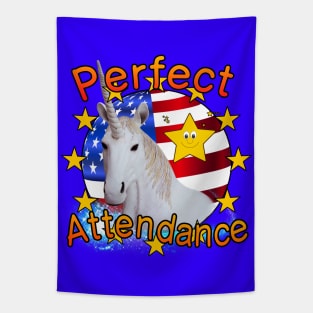 Perfect Attendance - Over Achiever Star Student Award Y2K 2000's Nostalgia Tapestry