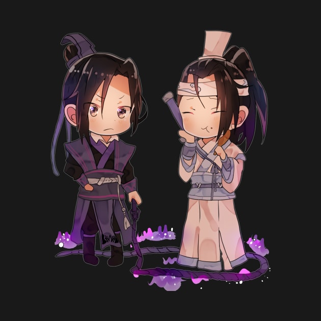 Lan Jingyi and Jiang Cheng by tegamiworks