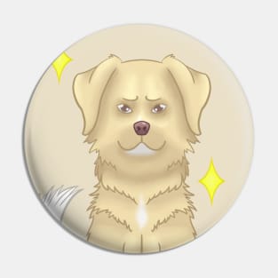 Nova Scotia retriever light gold Pin