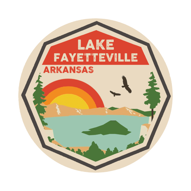 Lake Fayetteville Arkansas Colorful by POD4