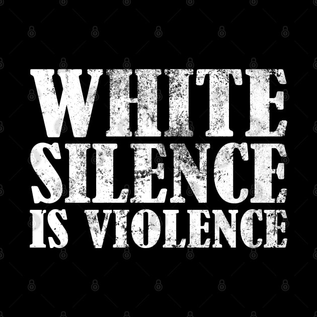 White Silence Is Violence by CF.LAB.DESIGN