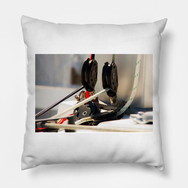 Catamaran Rigging Pillow by tgass