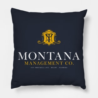 Montana Management Co (aged look) Pillow