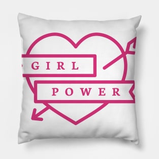 girl power pop art Pillow