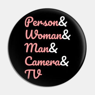 person woman man camera tv Pin