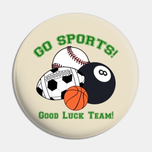 Go Sports! Pin