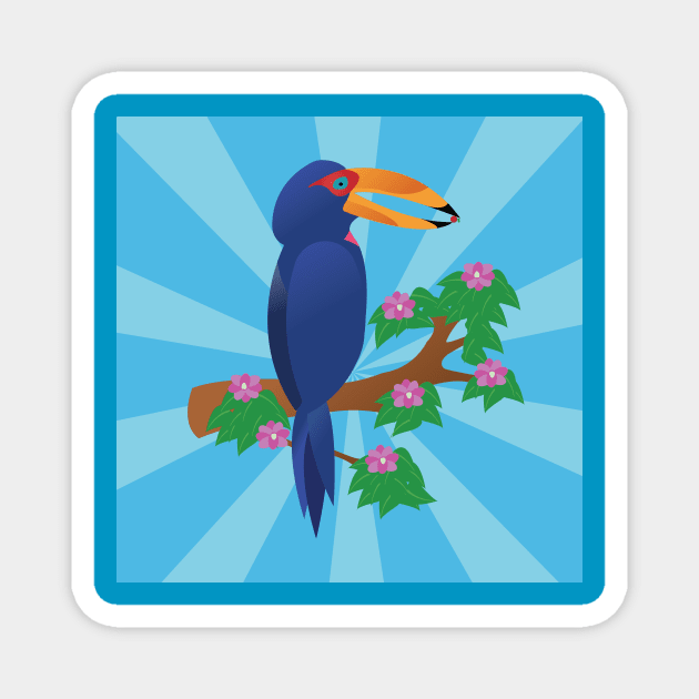 toucan bird Magnet by Sidou01