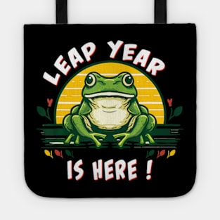 Leap Year Birthday Feb 29th 2024 Leap Day Funny Frog Tote