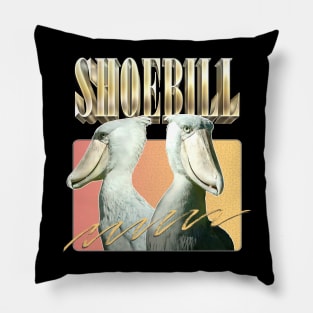 SHOEBILL --- 90s Style Aesthetic Design Pillow