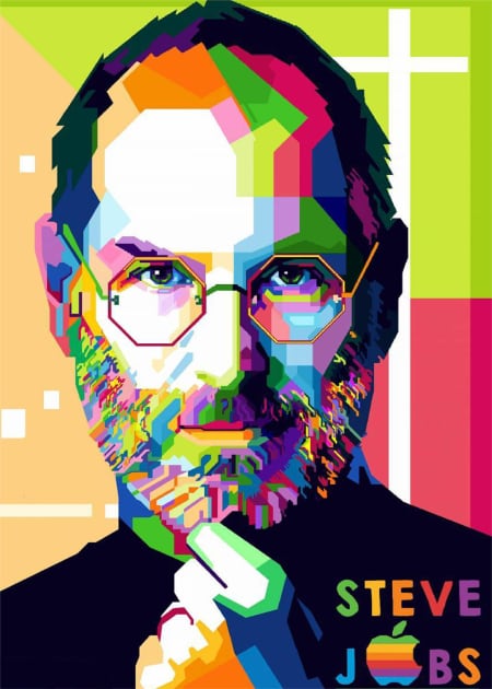 STEVE JOBS Kids T-Shirt by erikhermawann22