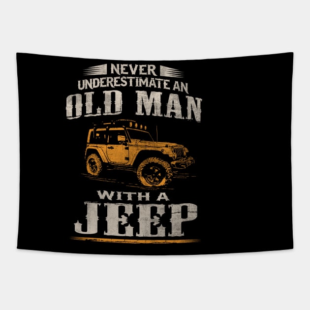 Never underestimate an old man with a Jeep Tapestry by Dailygrind