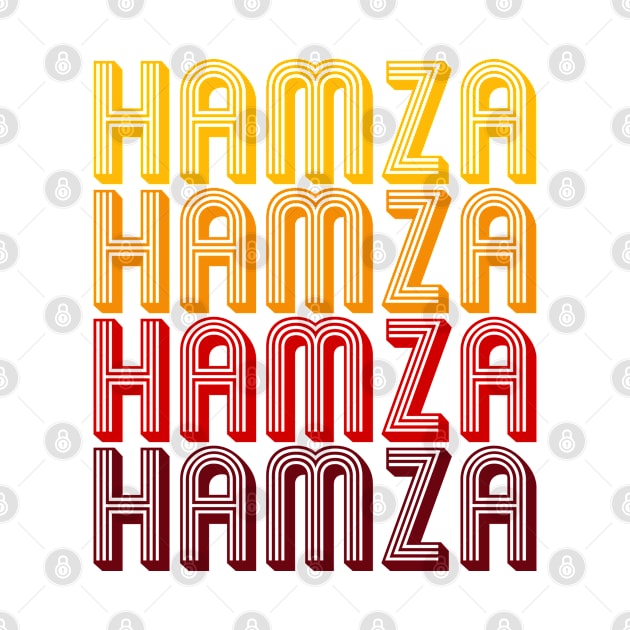 Hamza - Retro Minimal Line Pattern by Fusti