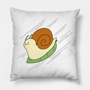 Speedy Snail Pillow