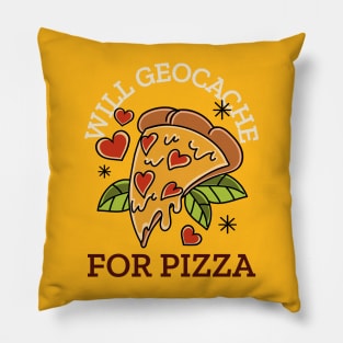 Will Geocache for Pizza Pillow