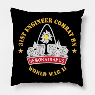 31st Engineer Combat Bn - World War II Pillow