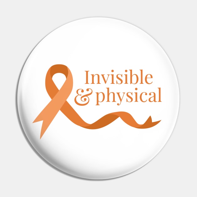 Invisible & Physical (Orange) Pin by yourachingart