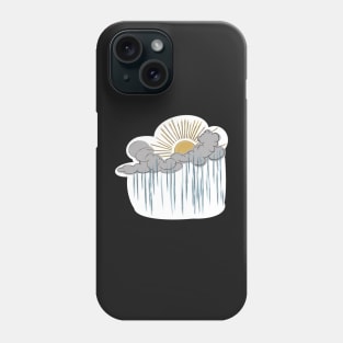 Midnight rain sunshine Phone Case