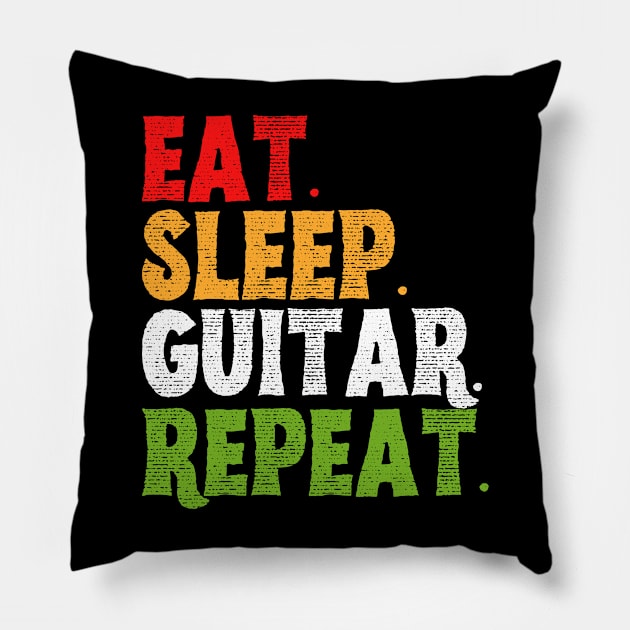 Guitar Lover Guitar Player Guitarist Pillow by TShirtHook