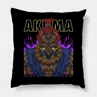 Street fighter gouki akuma mecha style Pillow