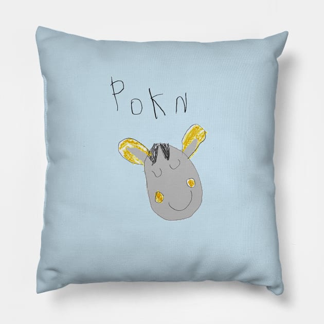 pokn Pillow by wizardkitten
