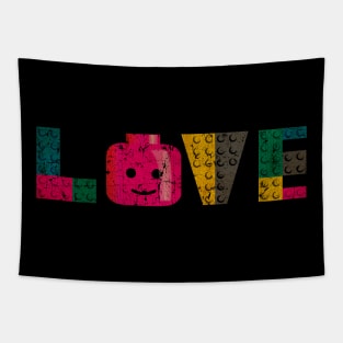 LOVE LEGO VINTAGE Tapestry